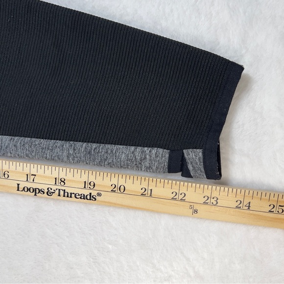 Champion Pullover Men’s M Quarter Zip Avtivewear with Thumbholes Grey & Black - Picture 13 of 16